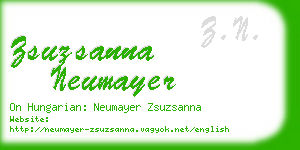 zsuzsanna neumayer business card